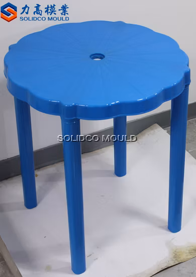 Molde plástico personalizado desempenho da tabela do tamborete do fabricante do molde da mercadoria